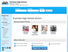 Tablet Screenshot of evermanhighschool.org